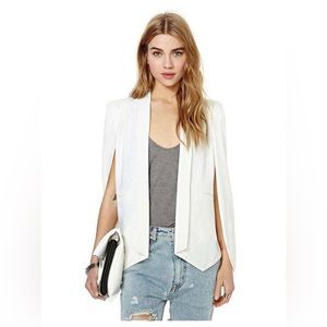 White Cape Blazer by James Jeans. Size S